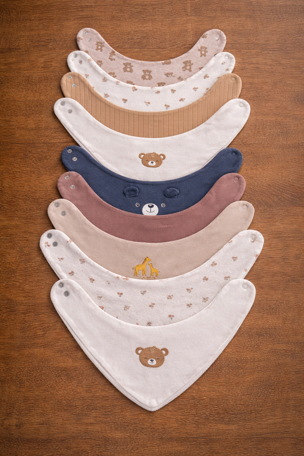 🍼 Baby Lätzchen Set (4er Pack)