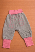 👖 Hose grau rosa "Lausdirndl