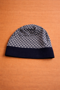 🧢 Mütze blau gemustert